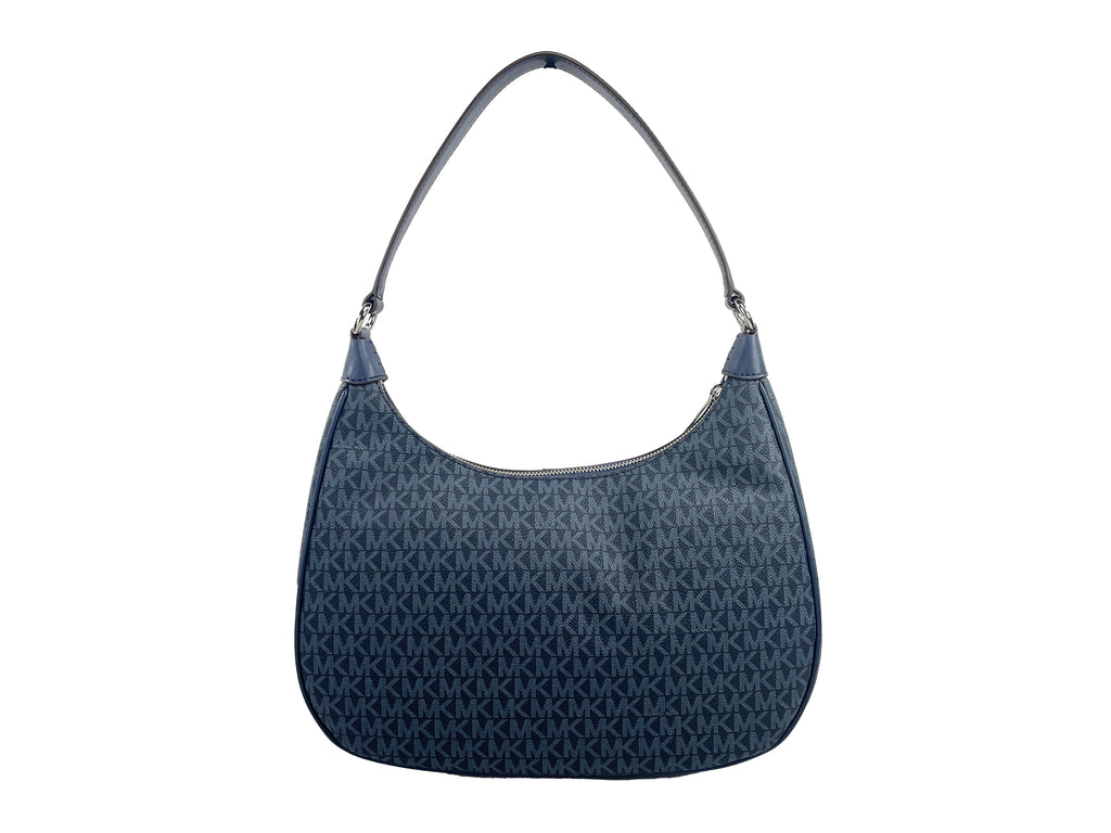 Michael Kors Cora Large Navy Crossbody Bag