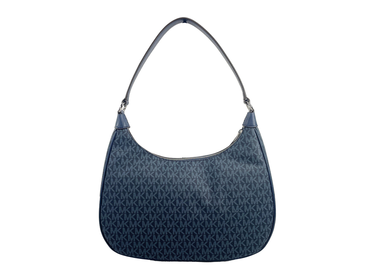 Michael Kors Cora Large Navy Crossbody Bag